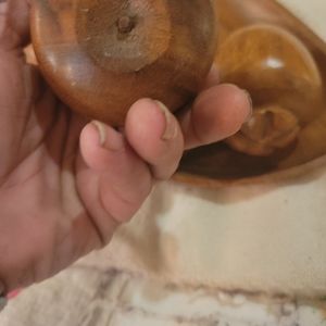 Wooden frit and tray